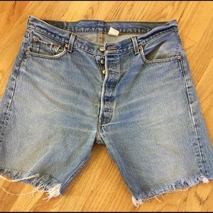 Levi’s 501 cut offs. 32s